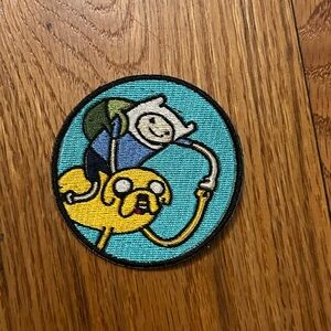 Adventure time embroidered 3 inch patch